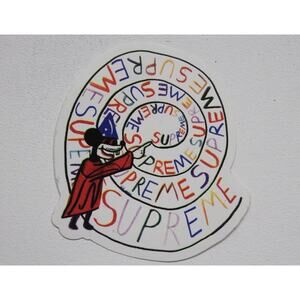 Supreme Joe Roberts Swirl Sticker Mickey Mouse SS17 + FREE SURPRISE